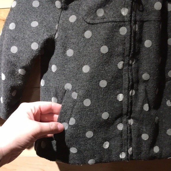 4/$25 Joe Fresh girl pea coat jacket - Picture 4 of 8